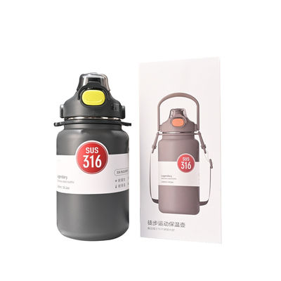 Vacuümgeïsoleerde 1300 ml dubbele wand roestvrijstalen waterfles voor kinderreisbeker