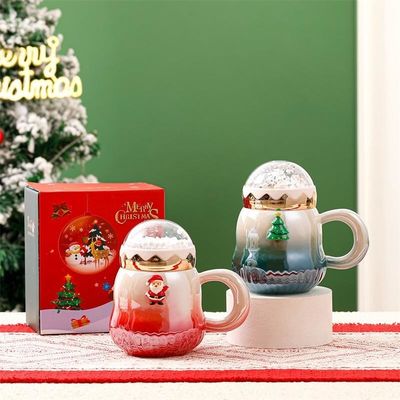 Gradient Kleur Keramische Gift Boxed Mugs 2023 nieuwste ontwerp voor kerst accessoires