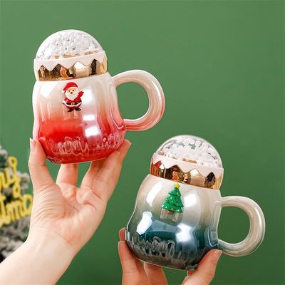 Gradient Kleur Keramische Gift Boxed Mugs 2023 nieuwste ontwerp voor kerst accessoires