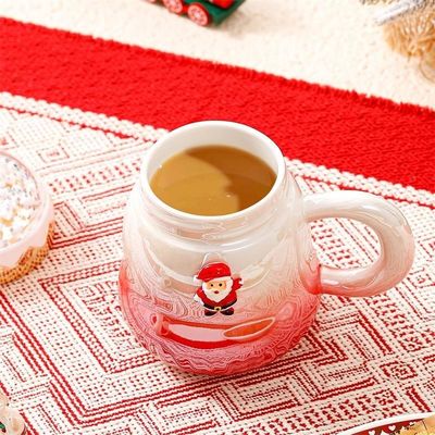 Gradient Kleur Keramische Gift Boxed Mugs 2023 nieuwste ontwerp voor kerst accessoires