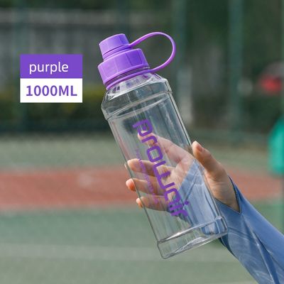 Niet uitgerust 1000 ml pc plastic waterbeker voor transparante fles voor kleine mond