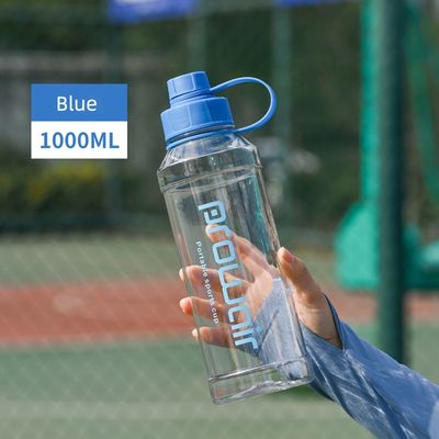 Niet uitgerust 1000 ml pc plastic waterbeker voor transparante fles voor kleine mond