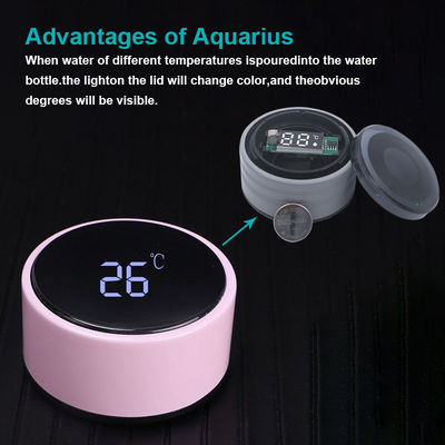 Normale Inteligente Digitale Vacuum Mug Thermos Geïsoleerde 500 ml roestvrij staal waterfles Kleur Willekeurig