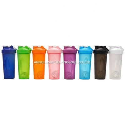 400 ml/600 ml Protein Fitness Gym Waterfles met roestvrij bal en aangepaste kleur