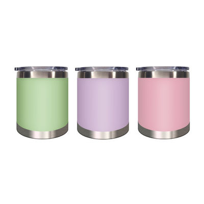 Modern ontwerp 12oz roestvrij staal tumbler met dubbele wand vacuüm isolatie en deksel