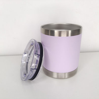 Custom roestvrij staal dubbele wand geïsoleerde Vavuum wijnbekers 12oz Travel Mug Tumblers