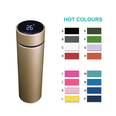 Niet-omgekeerde klassieke stijl 500 ml Thermo Vacuum Thermos Flask met LED-temperatuurscherm