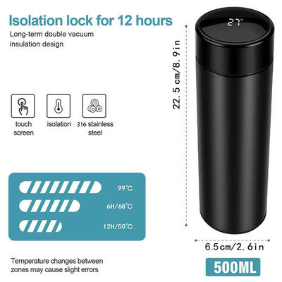 Alle toepasselijke personen 17 oz 500 ml Custom roestvrij staal vacuüm geïsoleerde waterfles