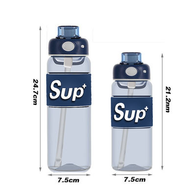 Unisex 178g en 194g Grote capaciteit Sports Gym Tritan Waterfles Met Strooi Infuser