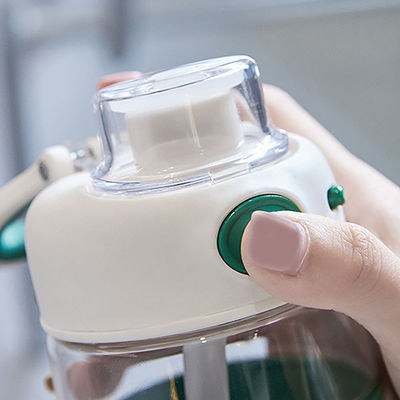 Laurel Roze Waterfles op maat met sluitluik en stro Blijf hydrateren overal