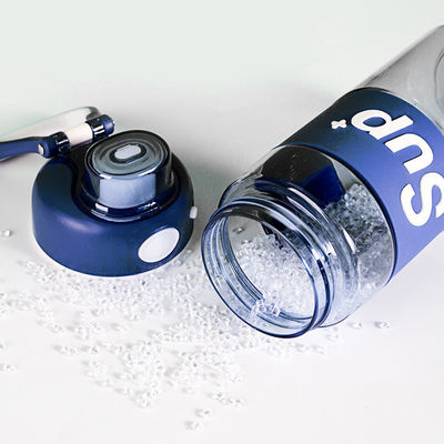 Laurel Roze Waterfles op maat met sluitluik en stro Blijf hydrateren overal