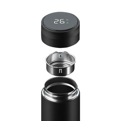 450 ml capaciteit aangepaste temperatuur display Skinny thee thermos waterfles voor badkamer