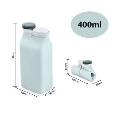 Opvouwbare siliconen waterfles van 400 ml/600 ml - een must-have voor reizen en activiteiten in de buitenlucht