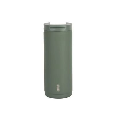 Witte 400 ml Custom Logo Dubbelwand Roestvrij staal Koffie Waterfles Vacuümflasjes Thermos