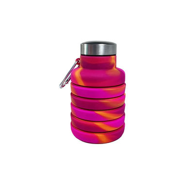 500 ml opvouwbare siliconen waterfles voor reizen gym sporten BPA gratis veilig student kopje