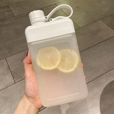 450 ml draagbare vierkante waterfles voor buitenreizen Sport Pocket Direct Drinking