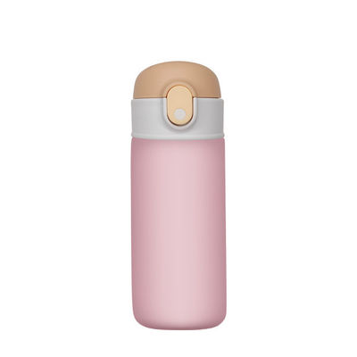 16oz roestvrijstalen waterfles met stro lekvrije en geïsoleerde voor actieve kinderen