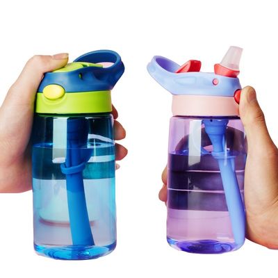 50g Plastic Drink Kids Waterfles Met Straw Water Leakproof Tritan Fles Voor Kinderen