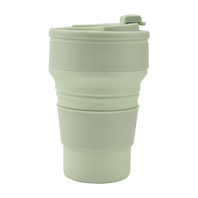 350 ml/500 ml Custom Printing Silicone Folding Cup voor herbruikbare draagbare waterfles