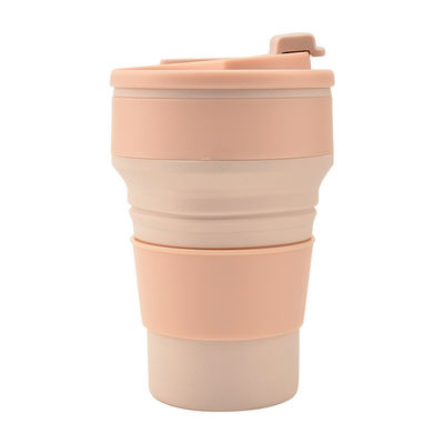 350 ml/500 ml Custom Printing Silicone Folding Cup voor herbruikbare draagbare waterfles