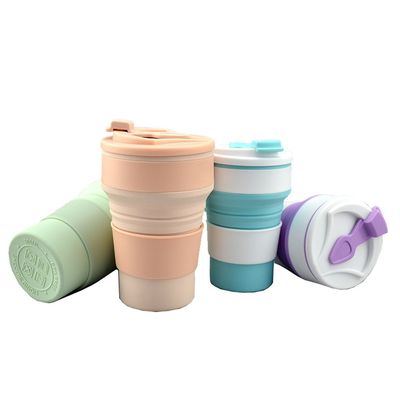 Gepersonaliseerd logo Acceptabel Silicone reisbeker Ideaal voor reizen en buitenactiviteiten