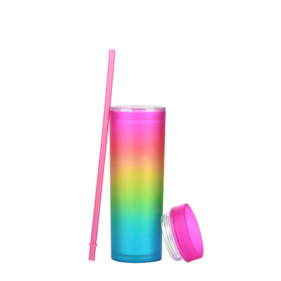 Redelijke stro-type plastic waterfles met dop laser compatibel en aanbieden