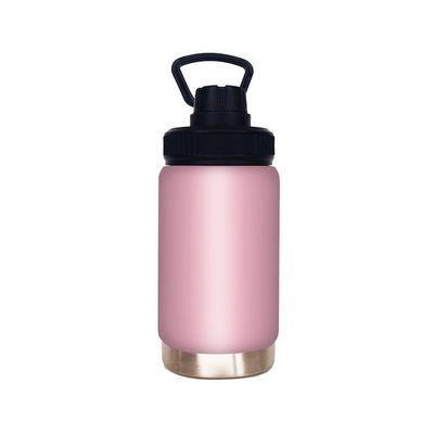 12oz Roze Dubbelmuurde herbruikbare fles met thermische isolatie prestaties en handvat