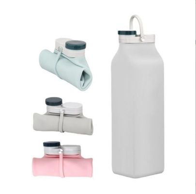 Draagbare waterfles Mode 600 ml opvouwbare siliconen waterflessen voor een gemakkelijke draagbaarheid