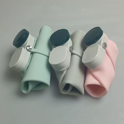 Draagbare waterfles Mode 600 ml opvouwbare siliconen waterflessen voor een gemakkelijke draagbaarheid