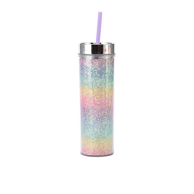 Flexible Straw Lid Plastic Waterfles voor Back to School Gelegenheid bij Verkoop