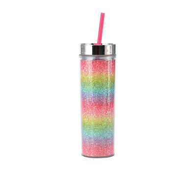 Flexible Straw Lid Plastic Waterfles voor Back to School Gelegenheid bij Verkoop