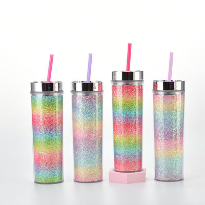 Flexible Straw Lid Plastic Waterfles voor Back to School Gelegenheid bij Verkoop