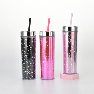 Flexible Straw Lid Plastic Waterfles voor Back to School Gelegenheid bij Verkoop