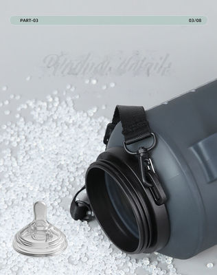 Opvouwbare BPA-vrije siliconen buitenwaterfles Prime organisch aangepast voor cadeautjes