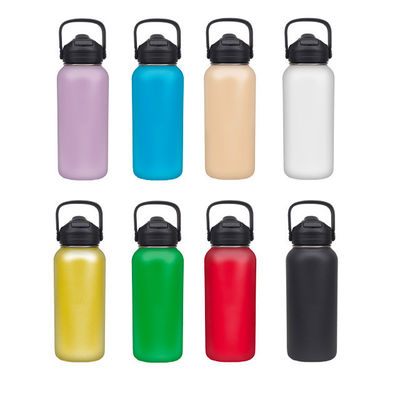 32OZ/40OZ/50OZ Blauw Klassiek Custom Logo Handle Draagbare Sport Vacuüm Roestvrijstalen Flesbeker