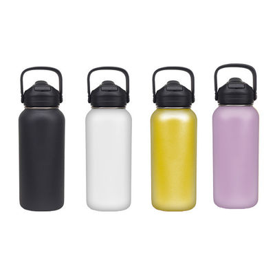 32OZ/40OZ/50OZ Luxe Dubbellaag Vacuüm 304 roestvrij staal waterfles met handvat