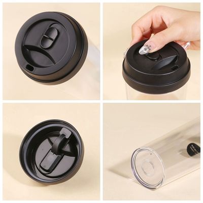 Dubbelwand koffiebeker voor volwassenen Custom logo AS mok met anti-corrosie coating