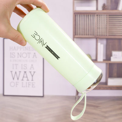 Duurzame 450 ml glazen theefles met hoge temperatuurbestandheid en aangepast logo