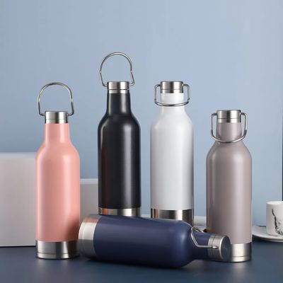 16oz Custom Double Wall Roestvrij staal Geïsoleerde waterfles Vacuümfles met logo