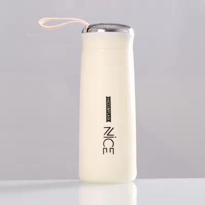 400 ml glas mini outdoor draagbare lekvrije waterfles met touw voor promotie