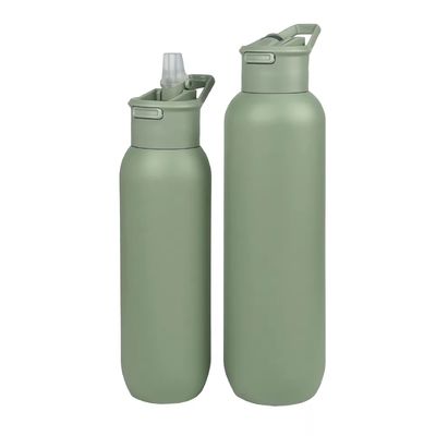 Vacuümgeïsoleerde fles van roestvrij staal met deksel Army Green 580 ml en 1000 ml