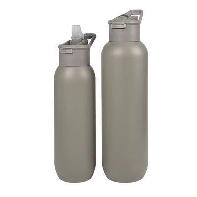 Vacuümgeïsoleerde fles van roestvrij staal met deksel Army Green 580 ml en 1000 ml