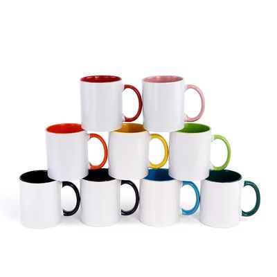 Dubbele kleur coating thermische overdracht mok voor koffie Custom Pattern Innovatief ontwerp