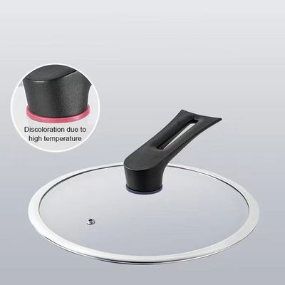 Drievoudig gelaagd roestvrij staal hybride skillet met niet-stick hex beklede honingraat ontwerp