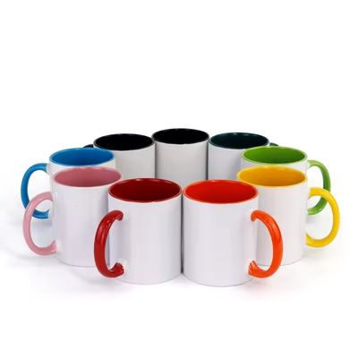350 ml Direct Supply Dubbelkleurige coating Thermal Transfer Mug zonder accessoires