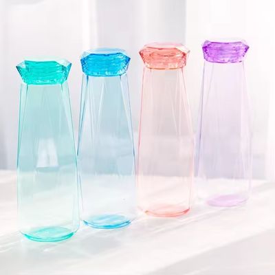 Gemakkelijke 21,5*7,5 cm glazen waterfles Ideaal voor kantoorcamping en actieve levensstijl