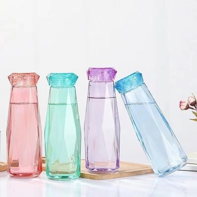 Gemakkelijke 21,5*7,5 cm glazen waterfles Ideaal voor kantoorcamping en actieve levensstijl