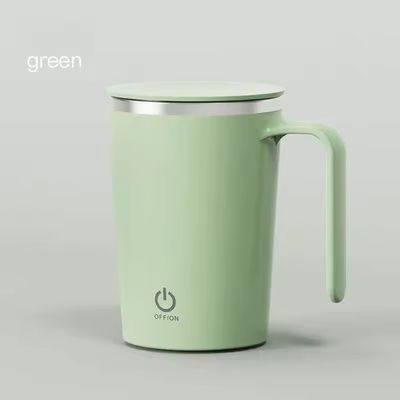 Gepersonaliseerd logo Acceptabele elektrische mengbeker voor roeren koffiebeker van roestvrij staal