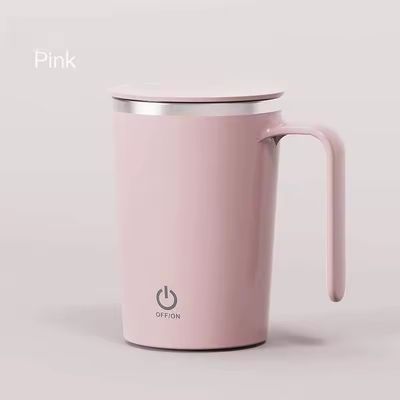 Gepersonaliseerd logo Acceptabele elektrische mengbeker voor roeren koffiebeker van roestvrij staal