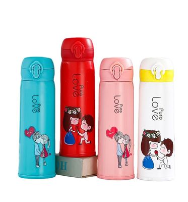 Straight Cup Creatieve Bouncing Water Cartoon Glas Verzegeld lekvrije Activiteit Gift Cup